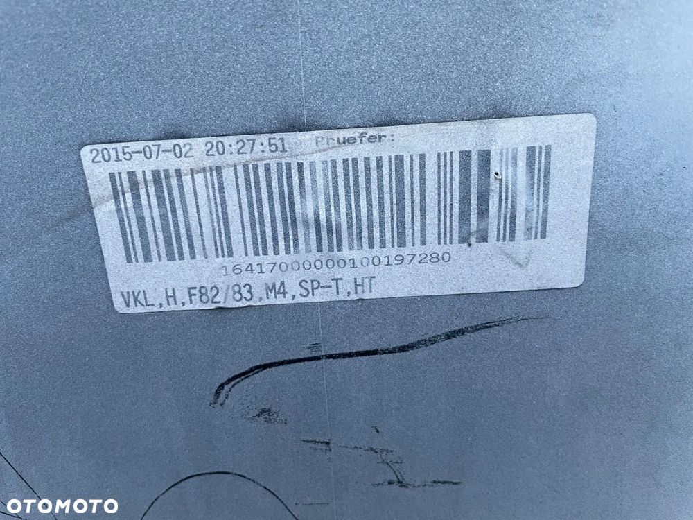 ZDERZAK BMW M4 F82 F83 M POWER NIE KLEJONY ORYGINAŁ - 8