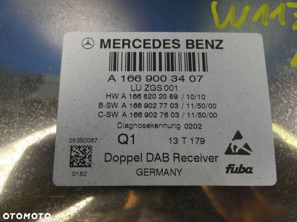 MERCEDES CLA W117 W176 W246 W156 MODUŁ STEROWNIK WZMACNIACZ RADIA - 2