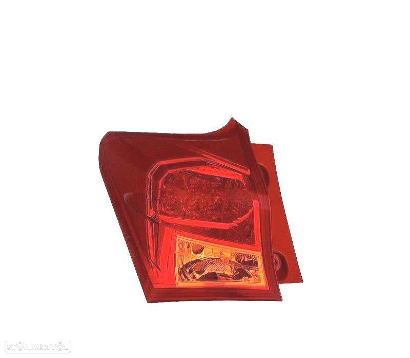 FAROLIM ESQ TOYOTA AURIS 5P 13-15 ÂMBAR LED VERMELHO - 1