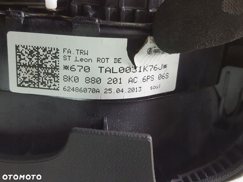 AUDI A4 B8 LIFT 11-15r PODUSZKA AIRBAG KIEROWCY 8K0880201AC - 5