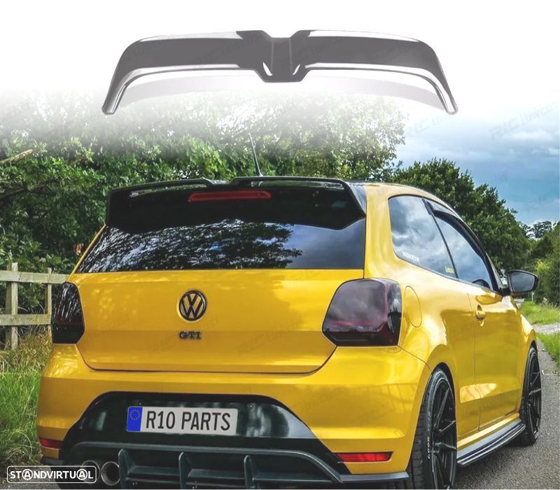 AILERON SPOILER TETO VOLKSWAGEN VW POLO 5 GTI 10-13 LOOK OETTINGER - 1