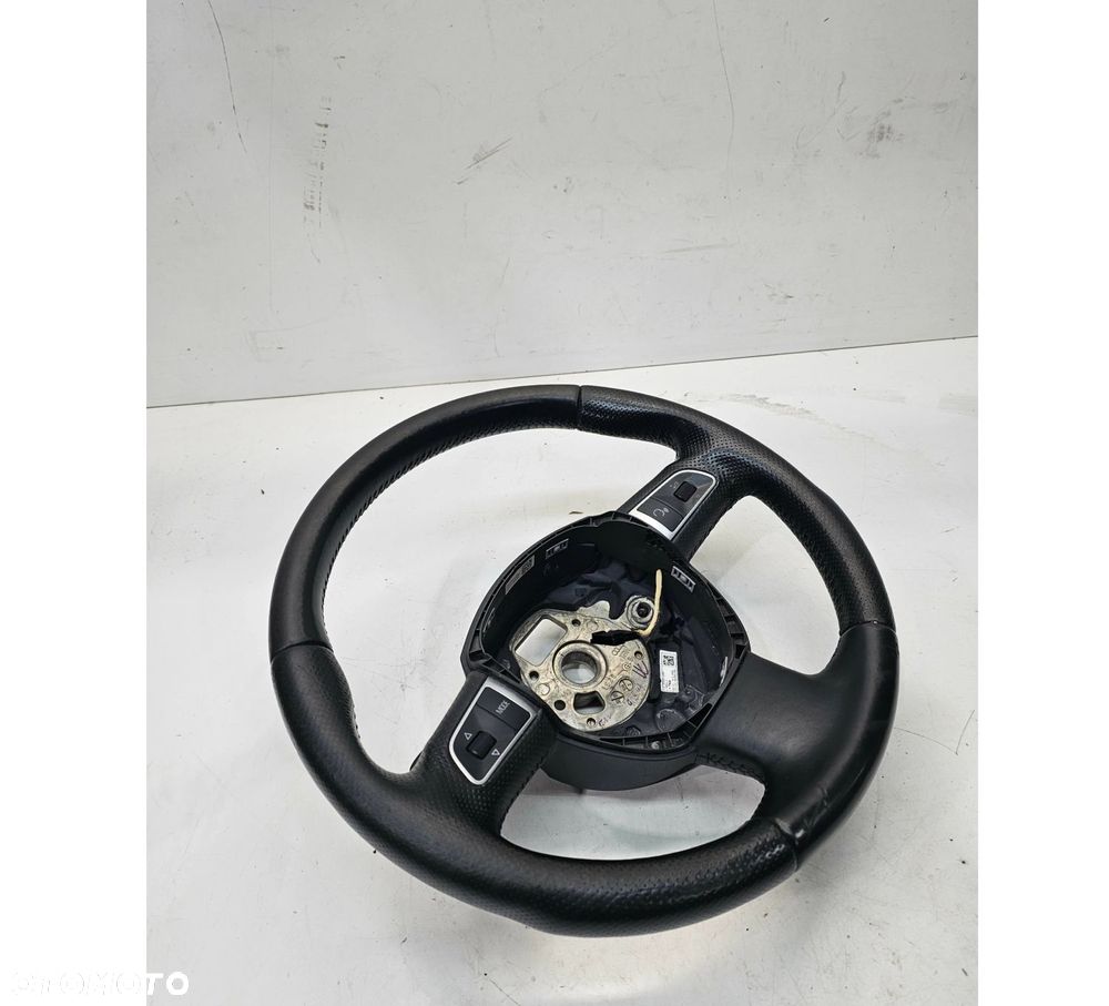 KIEROWNICA SKÓRA MULTIFUNKCJA AUDI A6 C6 A8 D3 LIFT 4E0419091DB - 3