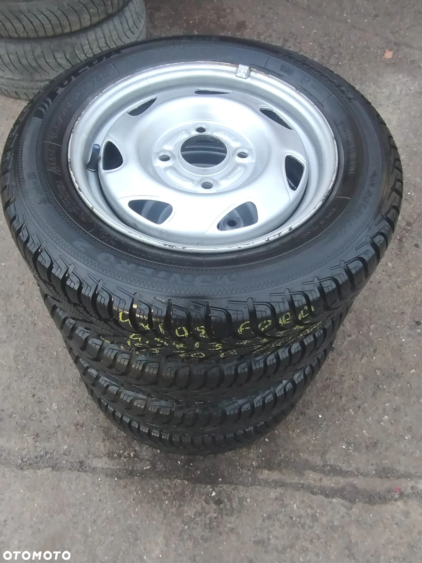 155/70R13 75Q Opony Zimowe Zima Fulda Kristall Montero 2 Legnica ALU-RAD 7mm jak Nowe 4x108 stalowe Ford Ka Fiesta MK3 MAZDA 121 13 155/70 - 7