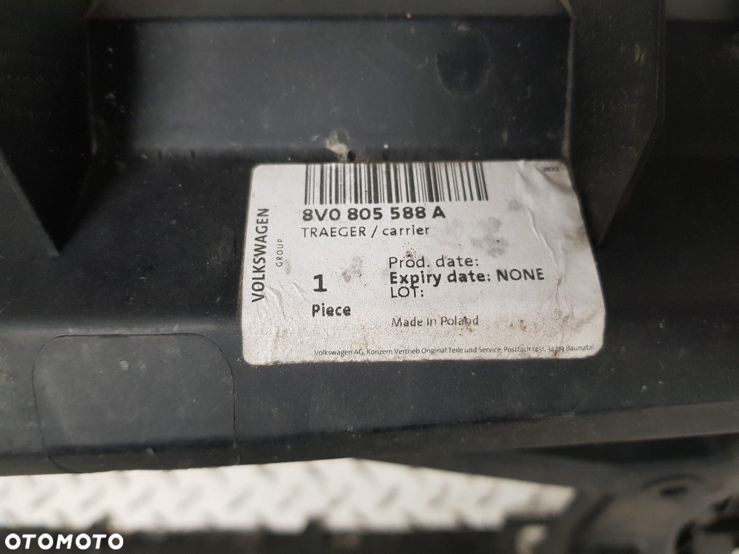 ORYGINALNY PAS PRZEDNI WZMOCNIENIE AUDI A3 8V 12-20 8V0805588A NIE ZAMIENNIK - 5