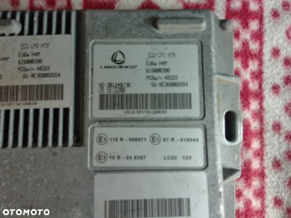 DACIA DUSTER 1,6 SCE STEROWNIK LPG LANDI ECU LPG H79 EU6A H4M - 2
