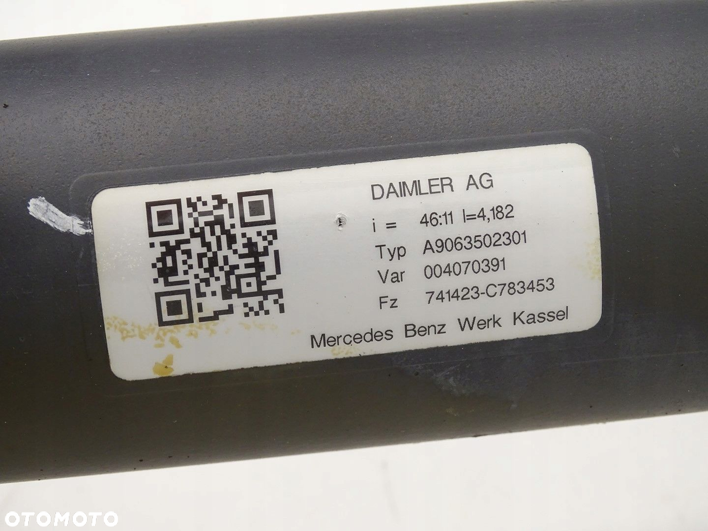 MOST DYFER TYŁ TYLNY VW CRAFTER I 2E LIFT 2.0 TDI A9063502301 4611 4.182 - 8