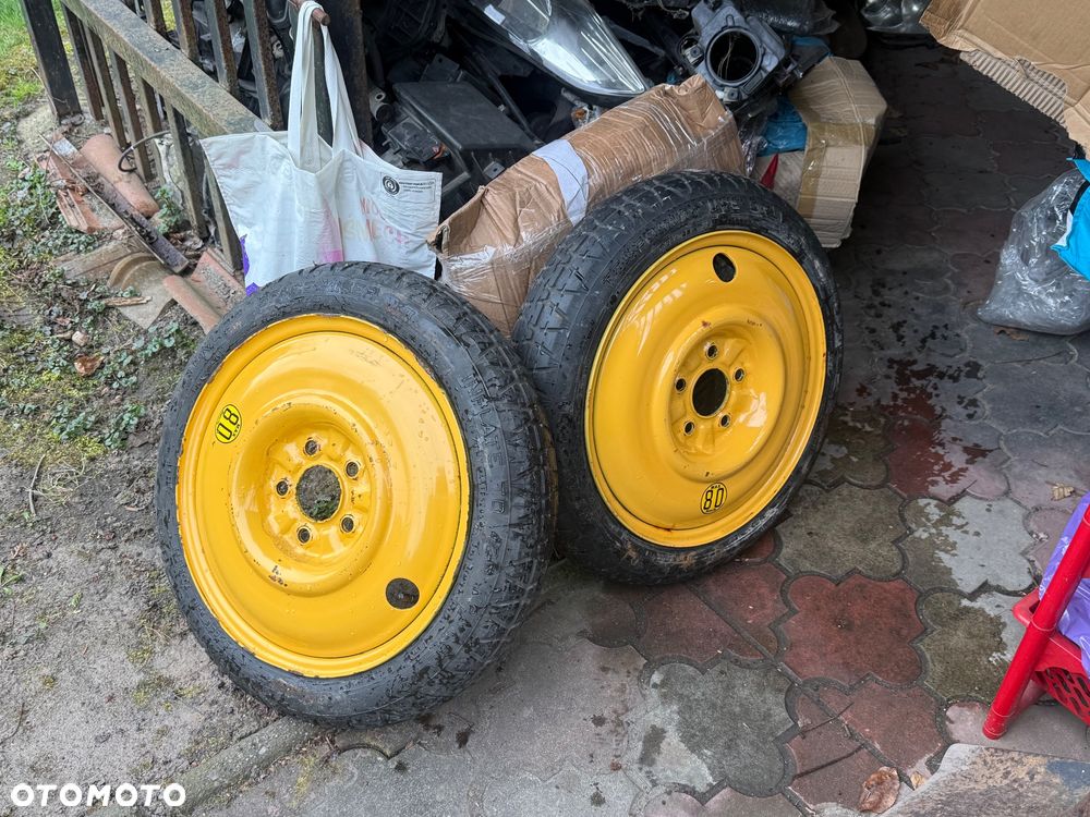 Mazda 3 5 6 koło dojazdowe 16cali T125/70 R16 Mazda 6 GH 2008/2010r kierownica air bag stan b.dobry kierownice Mazda 2 dy de 3 BK bl bp 5 CR CW 6 gg GY GJ cx-5 cx-3  plastiki wloty powietrza lampa tył lewa lub prawa strona Europejska stan b.dobry oryginalna w 100% sprawne oraz inne części - 1