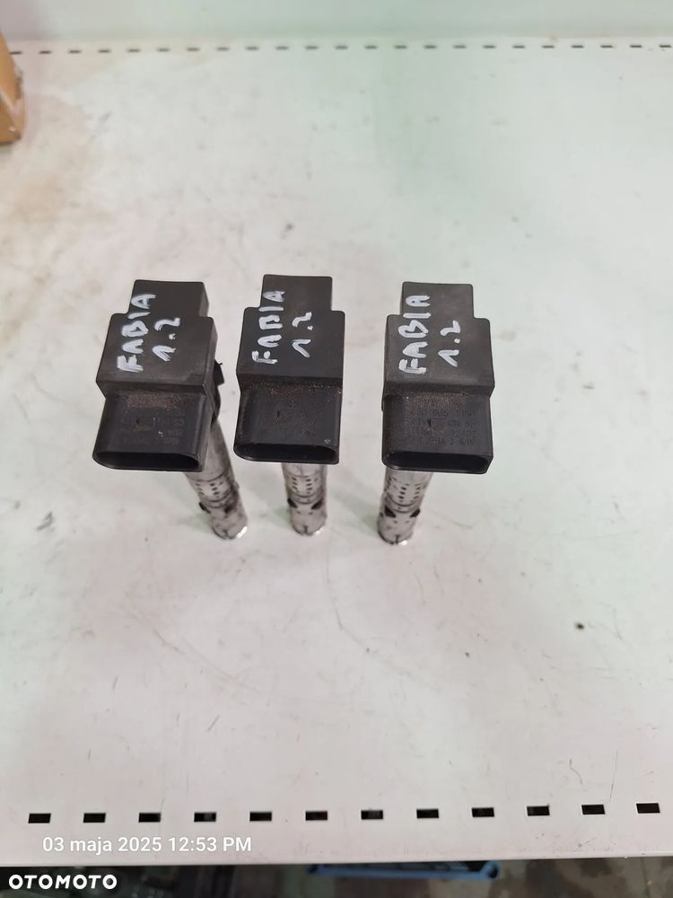 VW SKODA SEAT 1.2 6V cewka zapłonowa 03D905115G komplet   (158/9,10,11) - 5