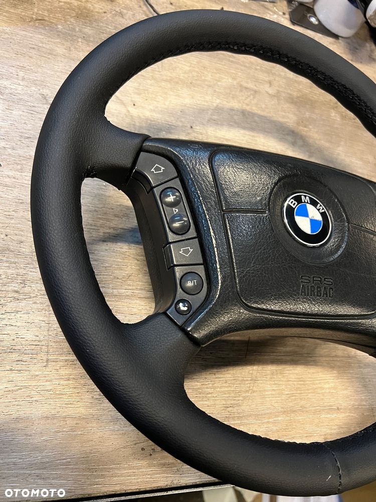 KIEROWNICA AIRBAG GRZANA PODGRZEWANA BMW E39 LIFT od 09.98r Obszyta na Nowo ! - 4