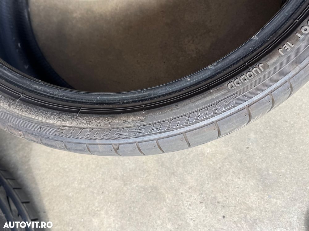 Vând set anvelope 245/35/20-275/30/20 bridgestone de vară cu runflat ca noi - 11