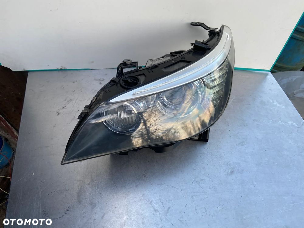 BMW 5 E60 E61 03-07 LAMPA XENON DYNAMIC LEWY PRZÓD KOMPLETNA, ORYG, EUROPA - 3