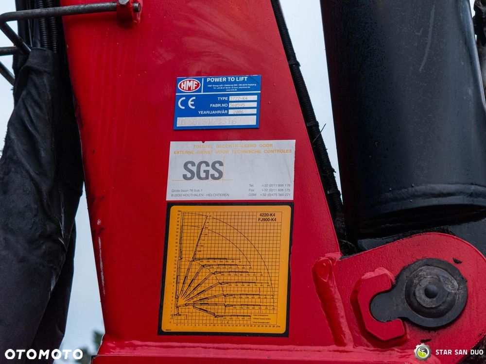 MAN TGS 26.400 6x4 HMF 3722 Fly Jib HDS Żuraw Crane Zestaw - 16