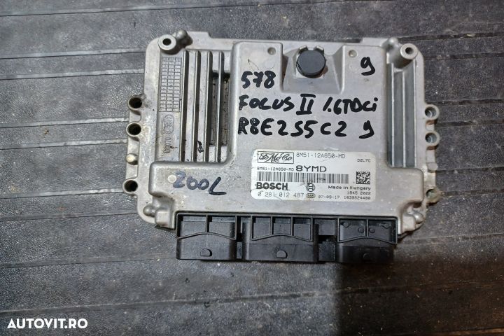 Calculator motor ECU 8M51-12A650-MD 0281012487 - 1.6 TDCI 8M51-12A650 - 1