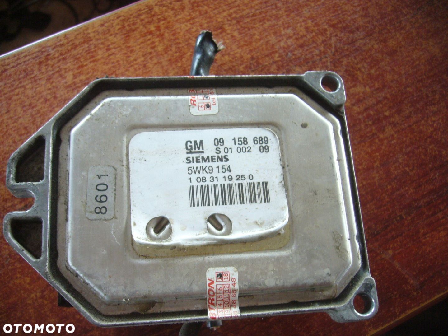 ZAFIRA ASTRA 1.8 KOMPUTER STEROWNIK GM 09158689 ZESTAW DO ODPALENIA - 1