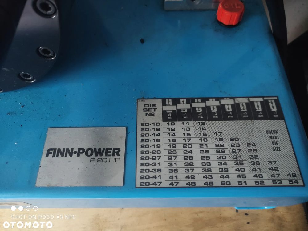 Zakuwarka FINN- POWER P20 HP- JAK NOWA - 7