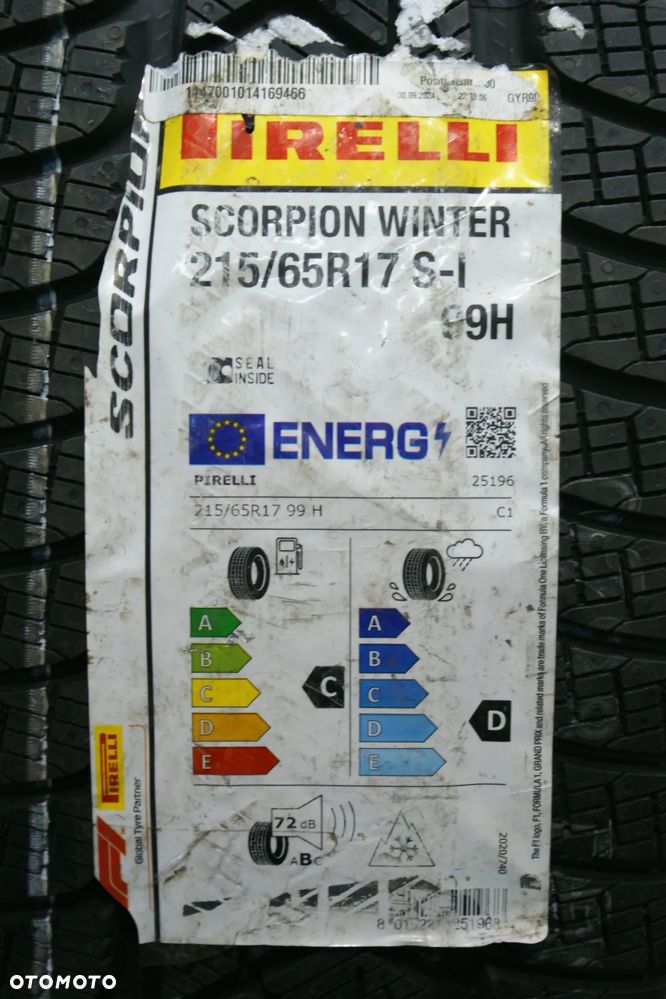 215/65R17 PIRELLI SCORPION WINTER , 8mm 2024r A9887 - 3