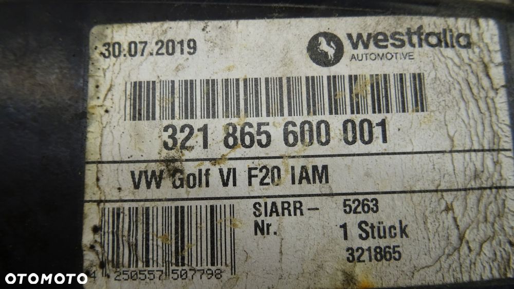 zestaw zaczepu przyczepy westfalia 321865600001 - 4