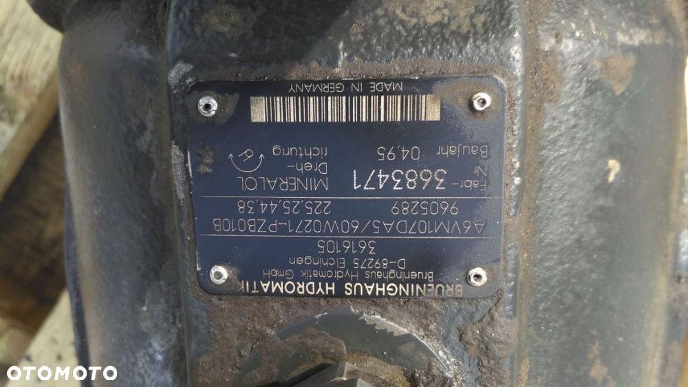 Silnik hydrauliczny Hydromatik Numer: A6VM107DA5/60W0271-PZB010B 3683471 Kramer 320 318 - 7