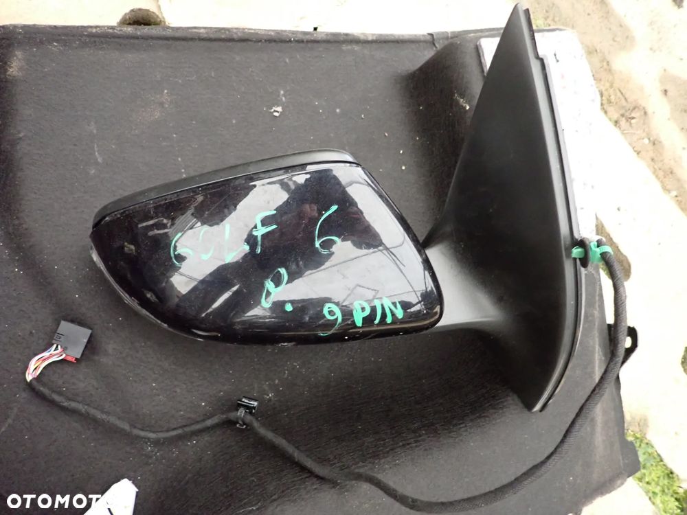 VW GOLF VI LUSTERKO LEWE PRAWE 9 PIN - 2