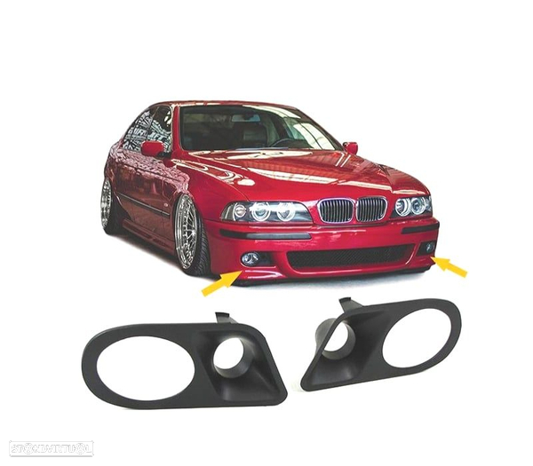 TAMPA FARÓIS NEVOEIRO COM ENTRADA DE AR BMW E39 PACK M