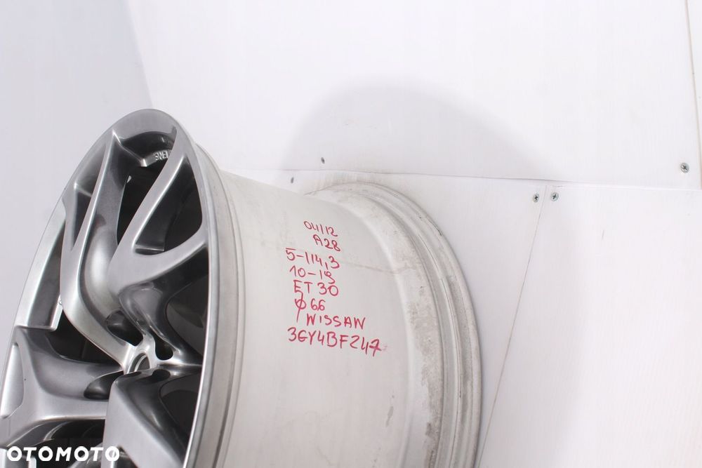 FELGA ALUMINIOWA 3GY4BFZ47 NISSAN 5X114,3 19 ET30 - 2