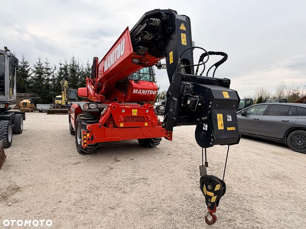 Manitou Ładowarka teleskopowa MANITOU ROTO Mrt 2540 + Privilage 360° obrotowa 2150 2550 1840 PILOT sterowania Kosz Widły manitka silnik Mercedes 2015r Wciagarka dźwig 1 właściciel KLIMA serwisowana Merlo - 11