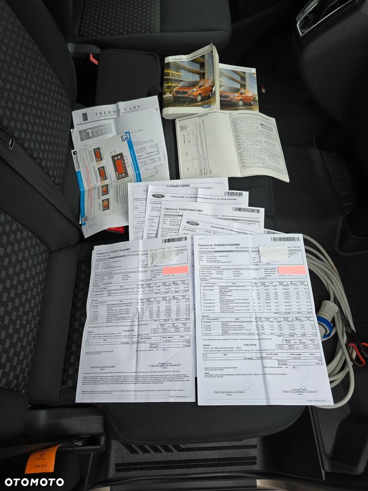 Ford TRANSIT CUSTOM CHŁODNIA +FUNKCJA GRZANIA + PODŁONCZENIE NA POSTOJU 230V  MODEL L2H2 340L-170 AUTOMAT 48 Tyś km SERWIS ASO FORD DO OSTATNIEGO Km SALON POLSKA BOGATA OPCJA WYPOSAŻENIA AUTOMAT KAMERA COFANIA + CZUJNIKI COFANIA LEDY METALIK ASYSTENTY KIEROWCY - 38