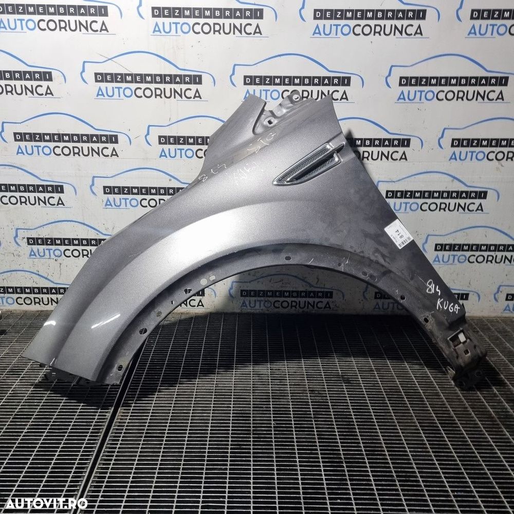 Aripa Stanga Fata Ford Kuga II 2012 - 2014 4 Usi ARGINTIU (814) - 1