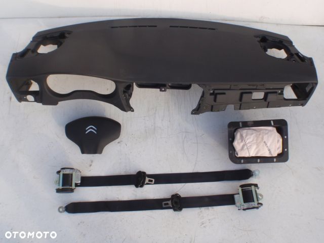 CITROEN C-ELYSEE DESKA KONSOLA KOKPIT PULPIT PÓŁKA PARAPET PODUSZKI POWIETRZNE AIRBAG PASY PAS AIRBAG FOTELA PODUSZKA FOTELOWA - 1