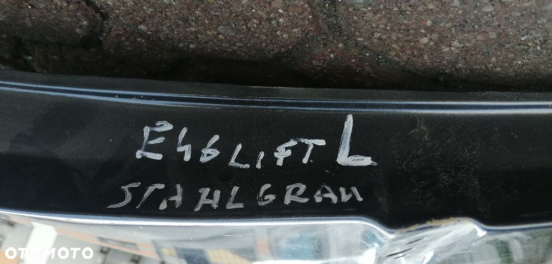 Błotnik przód lewy BMW E46 LIFT STAHLGRAU - 7
