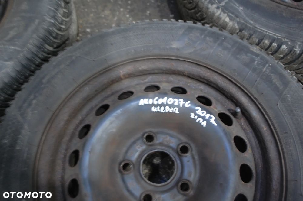 FELGI STALOWE + OPONY ZIMOWE 1K0601027C 5X112 ET47 6J VW GOLF V TOURAN 195/65R15 - 22