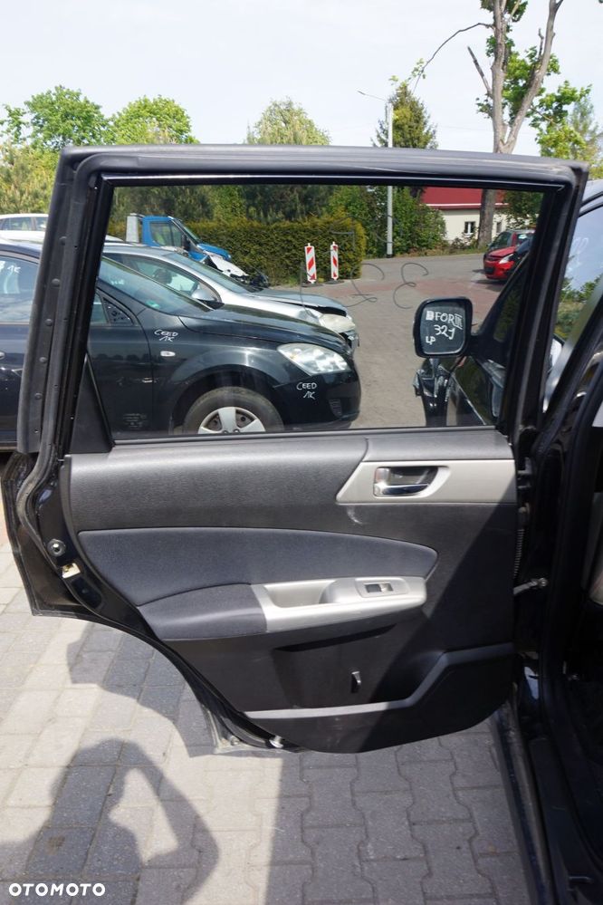 DRZWI TYLNE LEWE FORESTER III SH 32J  CZARNY SUBARU 2008-2013 - 8