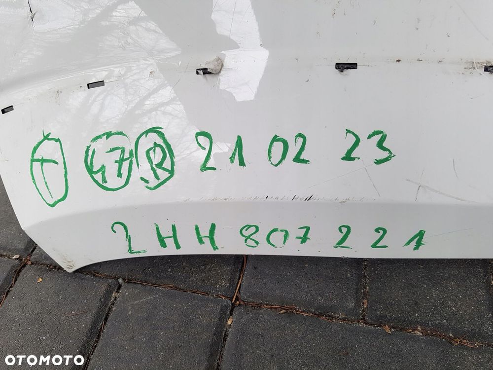 vw amarok 10-16 zderzak przód 2hh807221 - 13