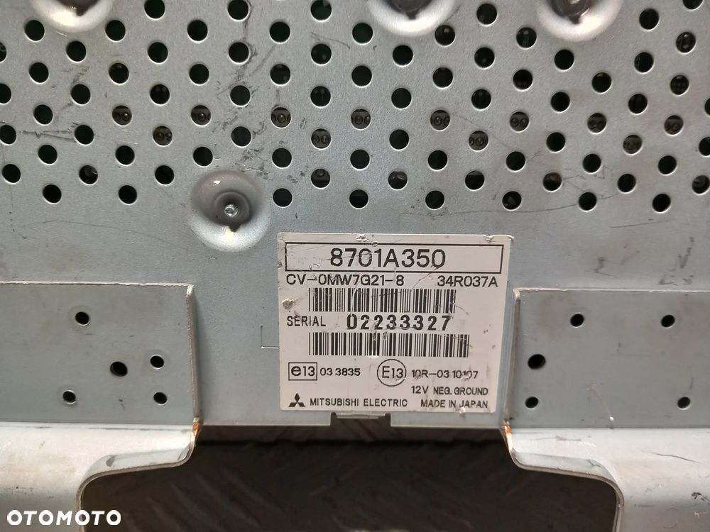MITSUBISHI OUTLANDER PEUGEOT 4007 WZMACNIACZ AUDI RADIO 8701A350 - 4