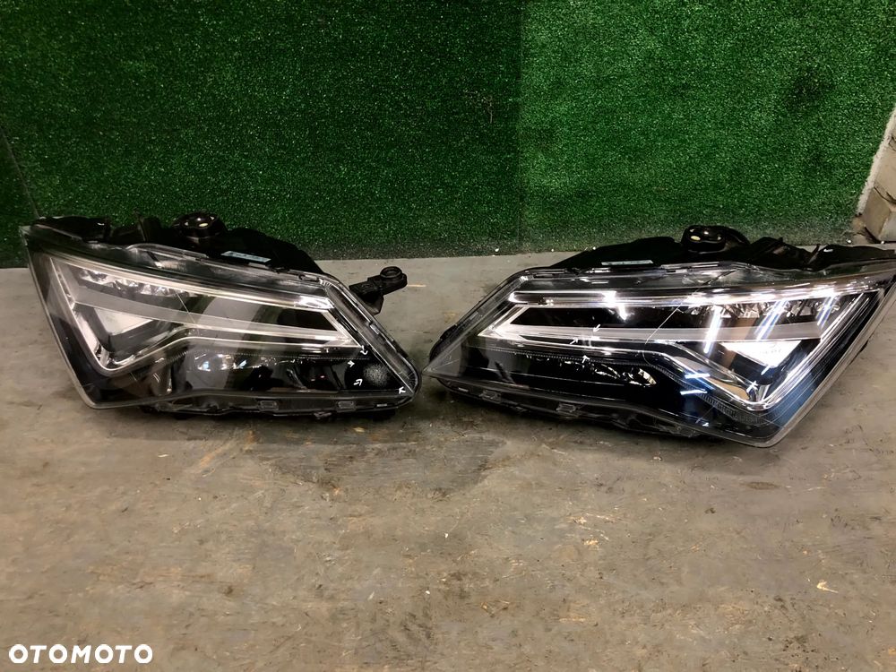 SEAT ATECA LAMPA REFLEKTOR LEWY PRAWY PRZÓD LEWY PRAWY PRZEDNI USZKODZONY JEŻ FULL LED 576941007D 576941008D