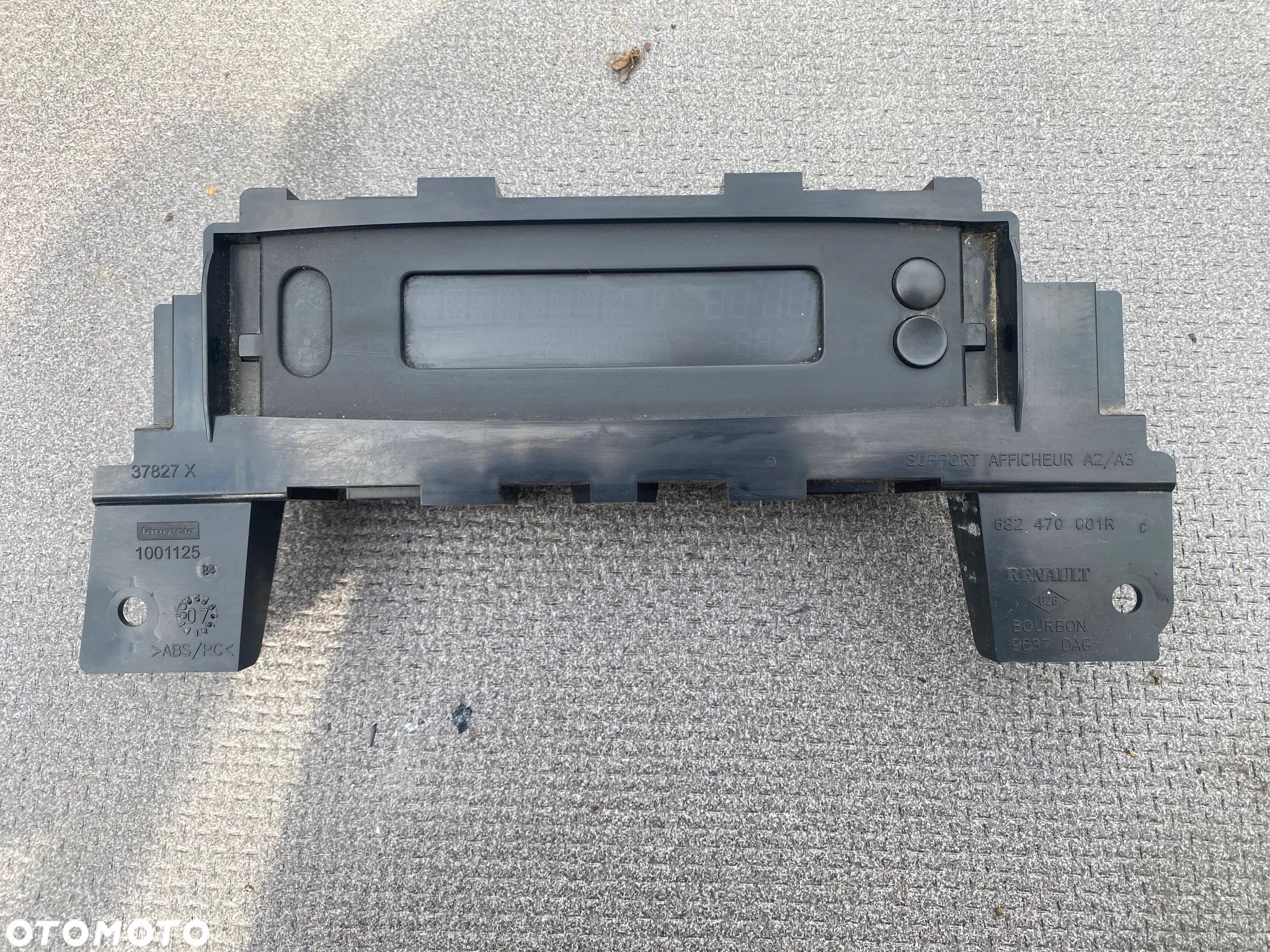 WYŚWIETLACZ EKRAN RADIA RENAULT LAGUNA III 280340001R 682470001 - 1
