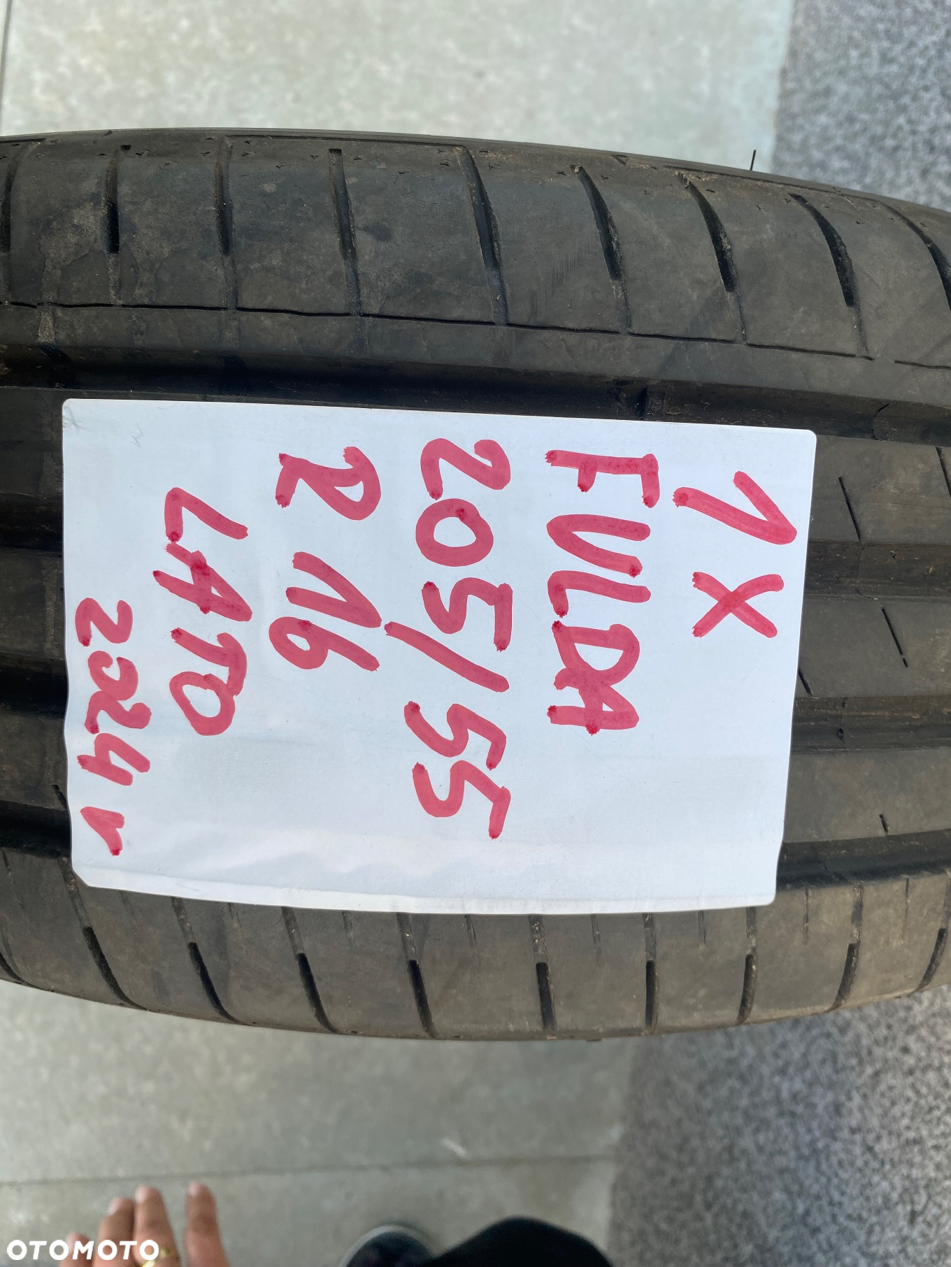 1xOpona Fulda 205/55R16  Lato. 2024 R. - 2