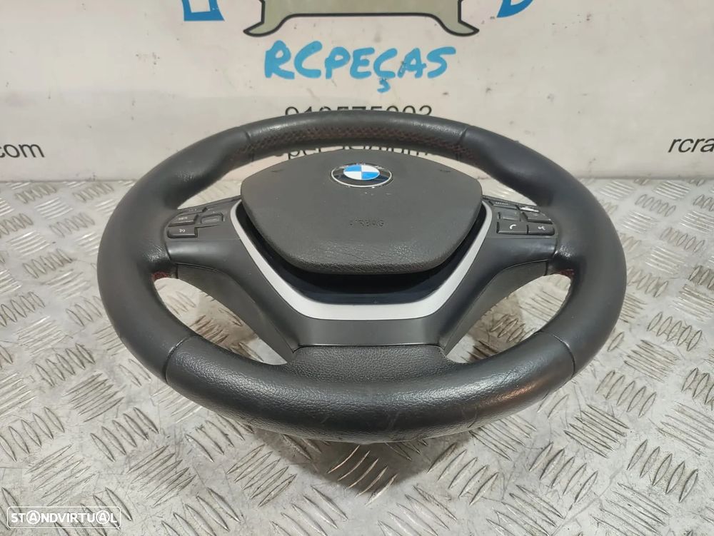Volante Completo em Pele BMW Serie 1 F20 Comandos Multifunções - 2