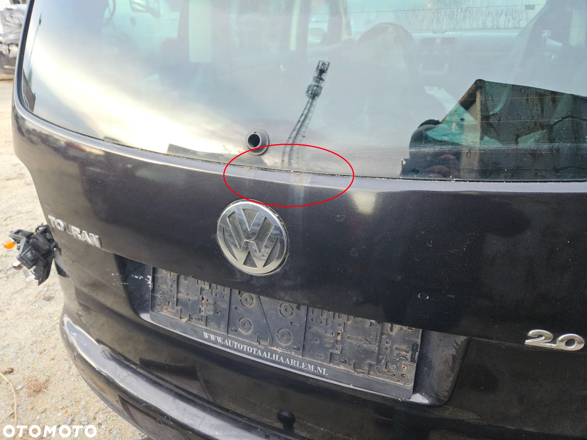 Klapa tylna bagażnika VW Touran I 1T 2006r LC9Z - 4