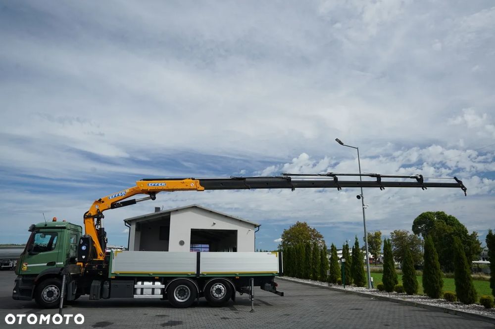 Mercedes-Benz ANTOS 2540 / 6x2 / SKRZYNIOWY 6,4 M / HDS EFFER CRANE 265 / MAX UDŹWIG 7 475 KG / PILOT / OŚ SKRETNA -PODNOSZONA / EURO 6 - 4