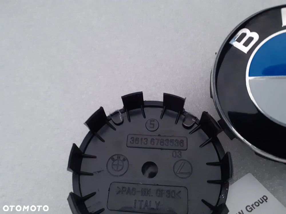 DEKIELKI DEKLE KAPSLE 68mm DO FELG ALUFELG  BMW 36136783536 ITALY - ZAMIENNIK - 3