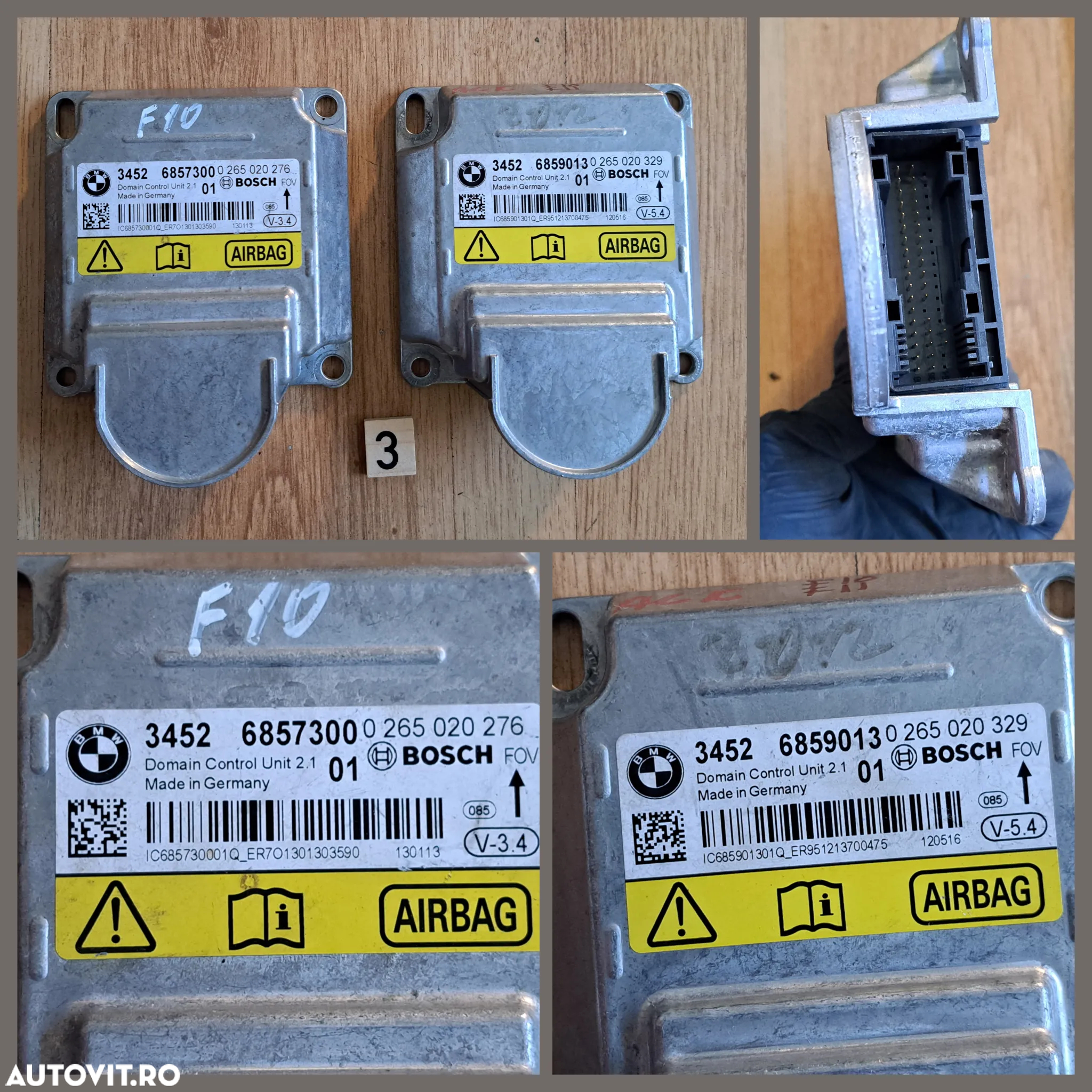 Calculator modul ECU airbag ICM bmw F20 f22 f30 f32 f25 f26 f15 f16 f86 f07 f02+lci - 4
