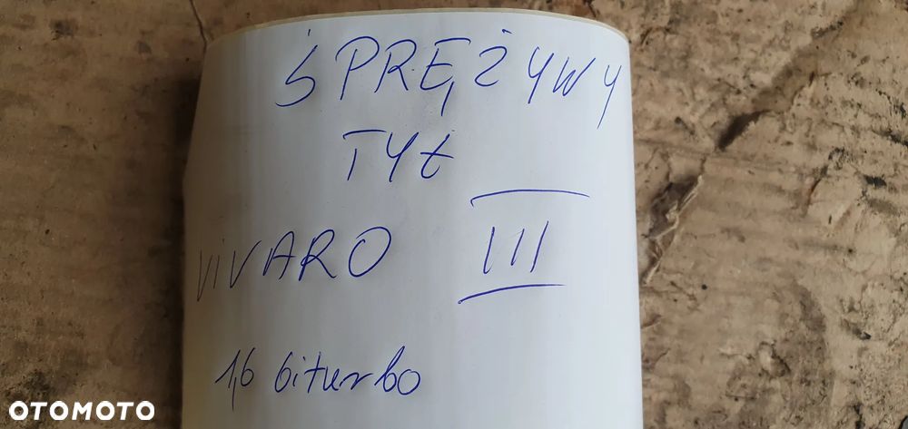 Sprężyny sprężyna tył tylne 2SZT Opel Vivaro B Trafic III - 7