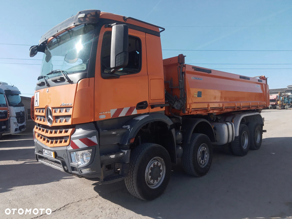 Mercedes-Benz Arocs 4145 8x6 Bordmatik na Sprężynie z Niemiec