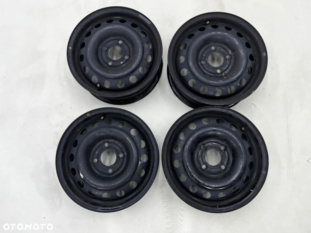 Felgi stalowe Nissan Micra III K12 03-10r. 5jx14 4x100 ET45 CH60 14 cali ORYGINALNE KOMPLET 40300ax6 - 1