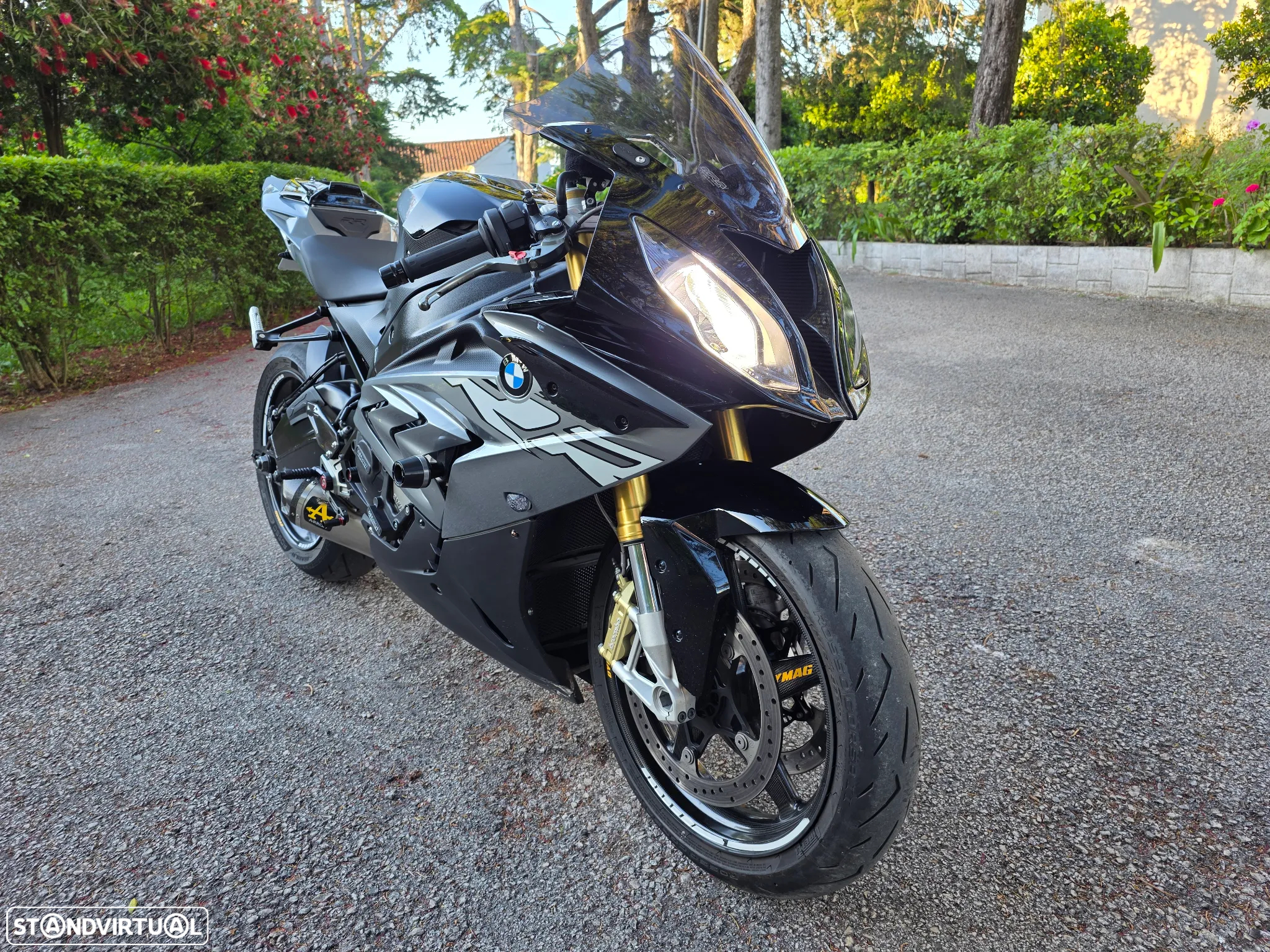 BMW S 1000 RR JANTES CARBONO ESCAPE COMPLETO ARROW C/NOVA ACEITO RETOMA - 4