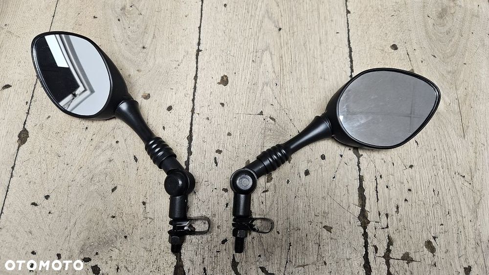 Lusterka uniwersalne Shin Yo z przegubem M10 czarne para homologacja - 7