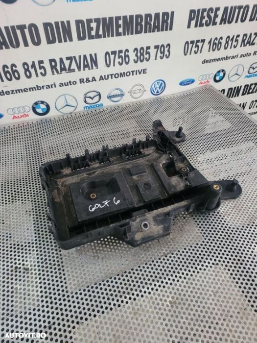 Suport Tavita Baterie Vw Golf 6 VI Plus Touran An 2008-2016 Dezmembrez Vw Golf 6 VI Plus 1.4 Tsi CA - 2