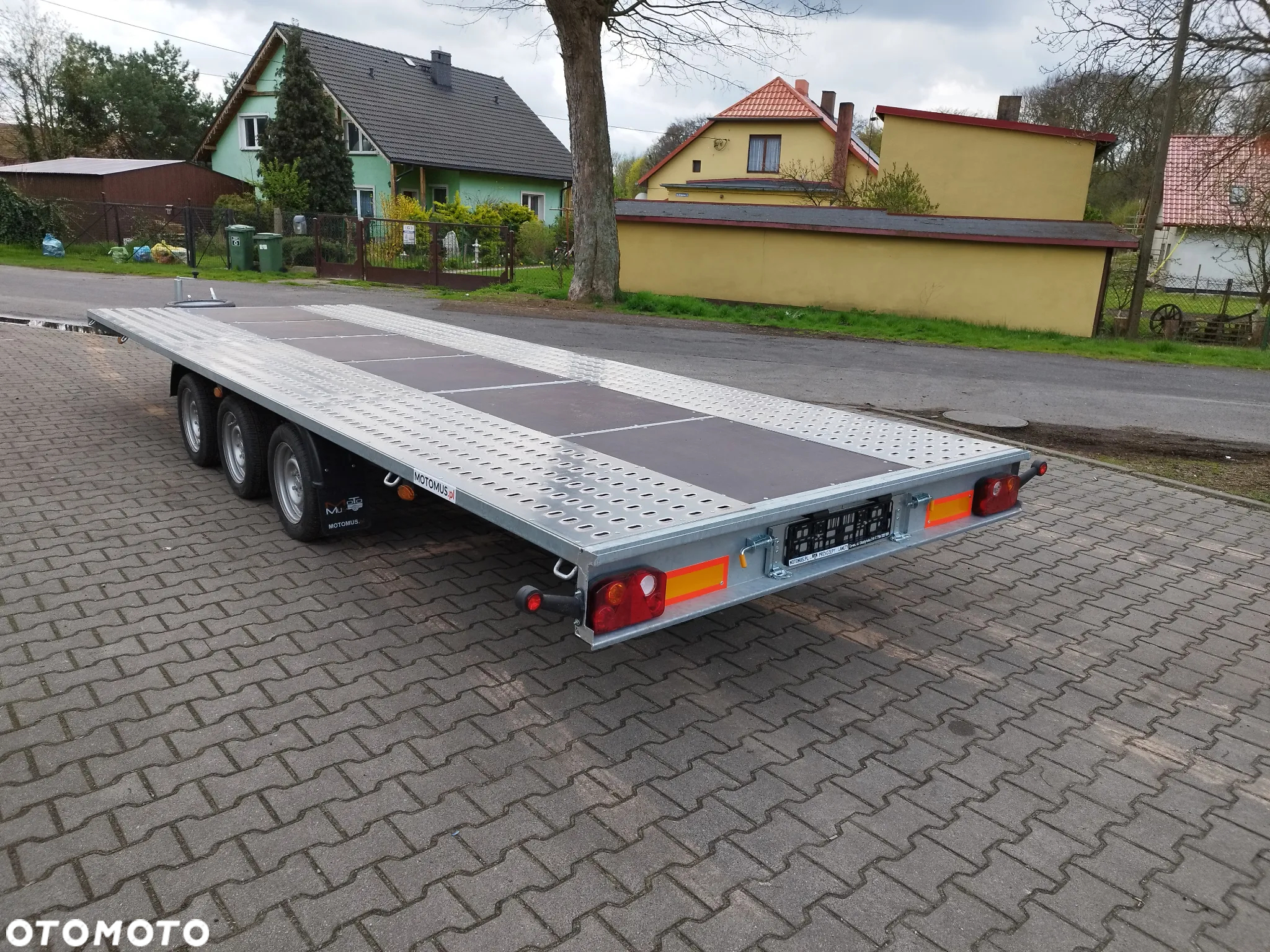 Niewiadów Laweta Niewiadów Mars 6x2,1m DMC 3500kg 3 osie wypełniona sklejką płaska spawana rama - 5