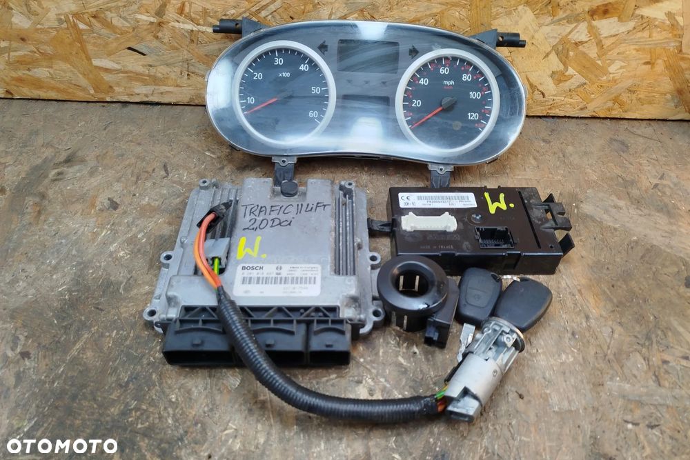 zestaw startowy KOMPUTER BOSCH 0281018497 do RENAULT Trafic II lift 2,0dci 115KM 06-14r VIVARO B ,całość komplet do odpalenia twojego auta, sprawdzony